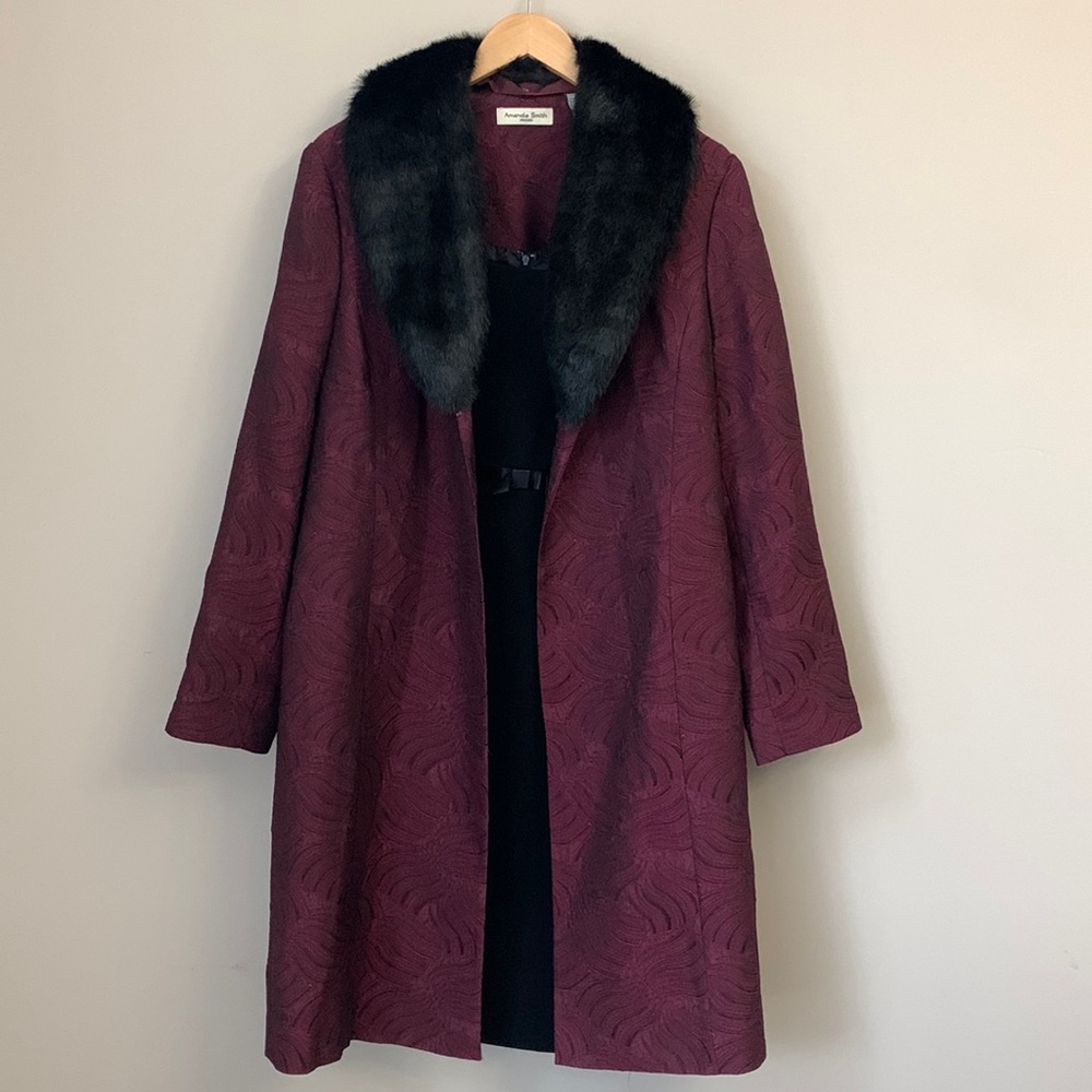 Amanda Smith Dress & Coat Sz 14